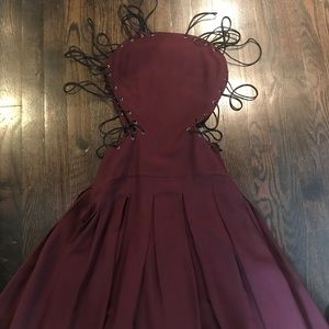 Versus Versace lace up dress.